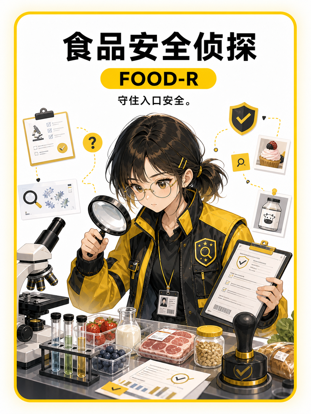 食品安全侦探 人格卡